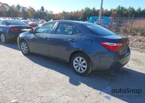 2014 Toyota Corolla Le из США, поврежденный, VIN 2T1BURHE0EC049536